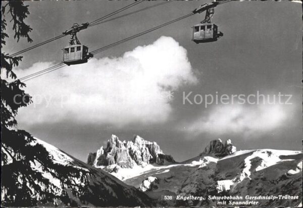 Seilbahn Gerschnialp-Trübsee Engelberg Spannörte