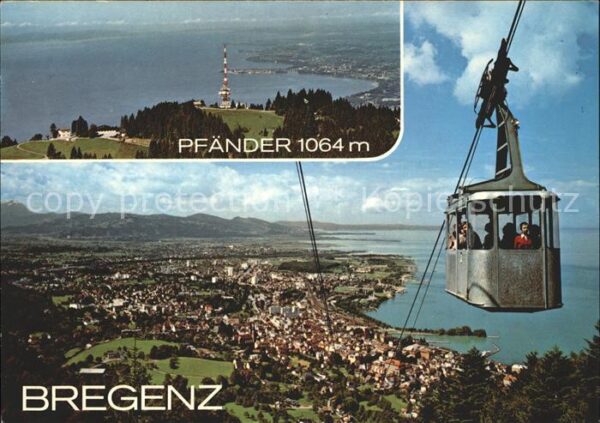 Seilbahn Pfänder Bregenz am Bodensee Pfändergipf