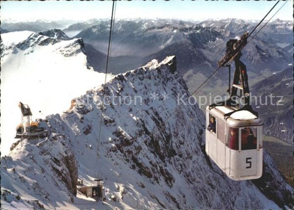 Seilbahn Tiroler Zugspitzbahn Zugspitzplatt Schn