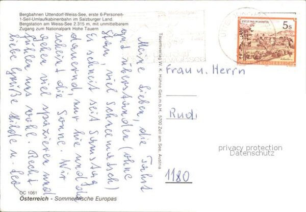 Seilbahn Uttendorf-Weiss-See – Bild 2