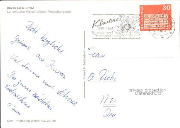 Seilbahn Weissfluhjoch-Weissfluhgipfel Davos – Bild 2