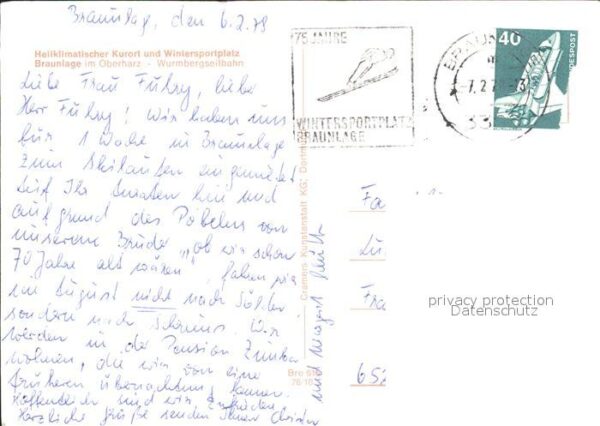Seilbahn Wurmberg Braunlage im Oberharz – Bild 2