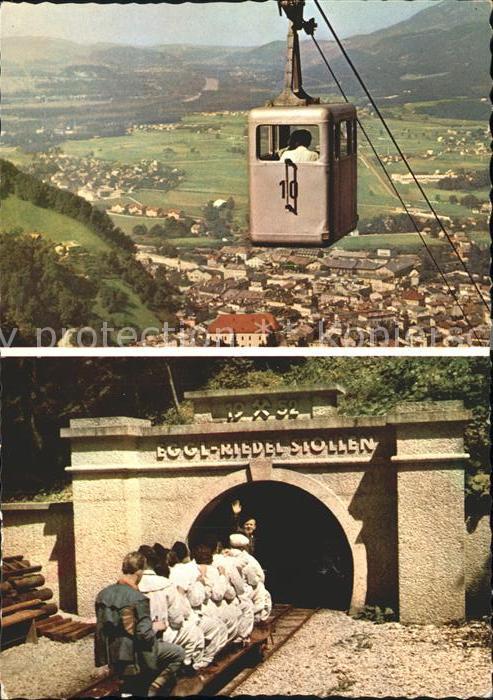 Seilbahn Salzbergwerk Dürrnberg Hallein Stollene