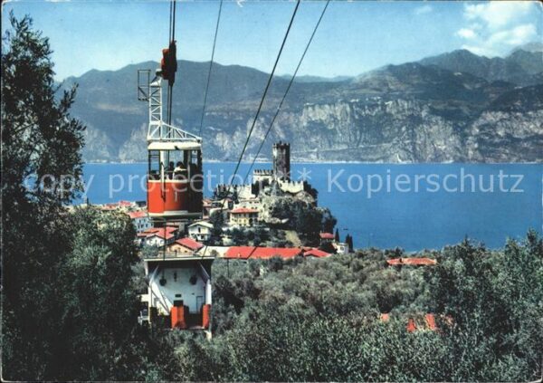 Seilbahn Lago di Garda Malcesine Castello Scagli