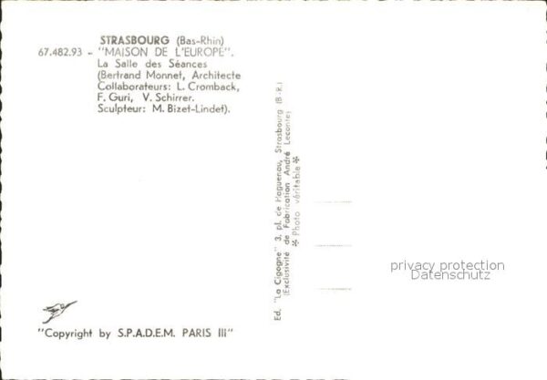 Politik Strasbourg Maison de l'Europe Salle des – Bild 2