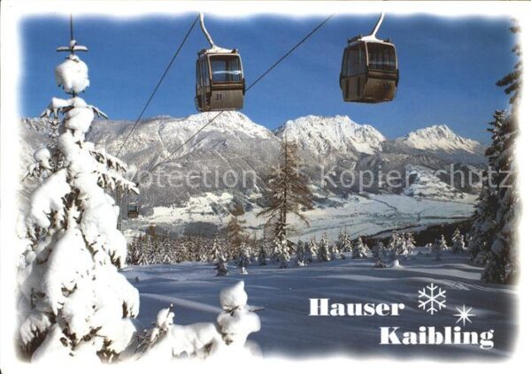 Seilbahn Hauser Kaibling Dachstein-Tauernregion