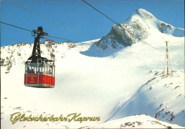 Seilbahn Gletscherbahn Kaprun Schmiedinger Glets