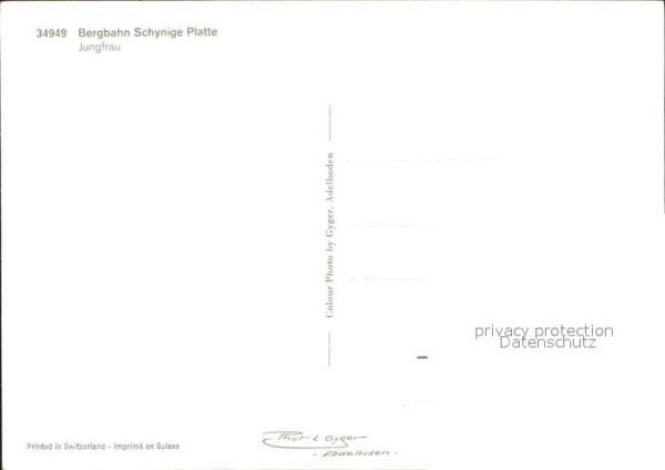Bergbahn Schynige Platte Jungfrau – Bild 2