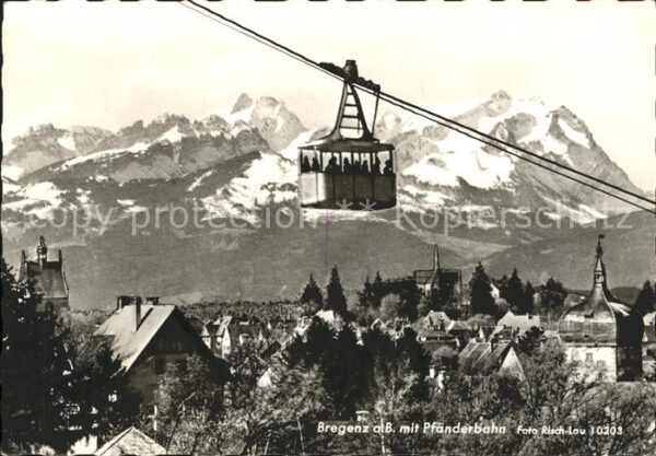 Seilbahn Pfänder Bregenz am Bodensee