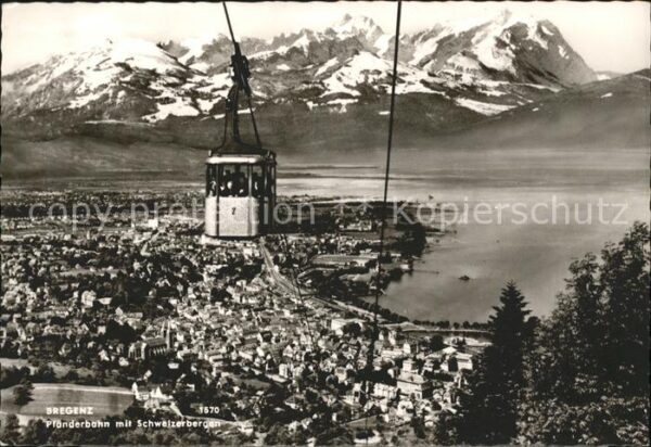 Seilbahn Pfänder Schweizerbergen Bregenz am Bode