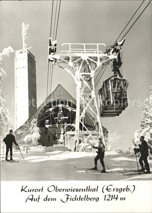 Seilbahn Oberwiesenthal Erzgebirge Fichtelberg S