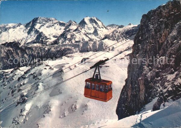 Seilbahn Saulire Courchevel Grande Casse