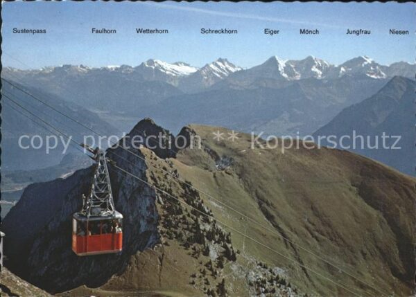 Seilbahn Erlenbach-Stockhorn Simmental Thunersee