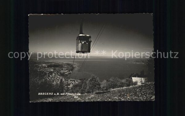 Seilbahn Pfänder Bregenz am Bodensee