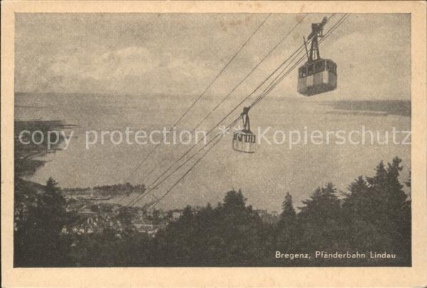 Seilbahn Pfänder Bregenz am Bodensee