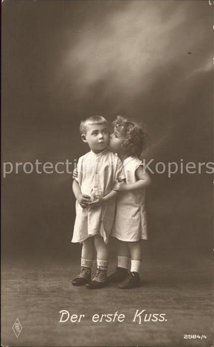 Foto PFB Nr. 2984/4 Der erste Kuss Kinder