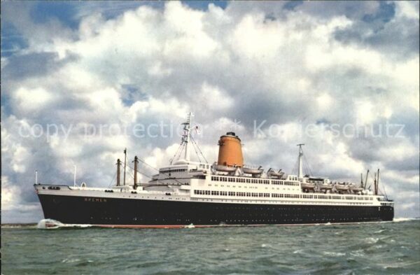 Dampfer Oceanliner T.S. Bremen