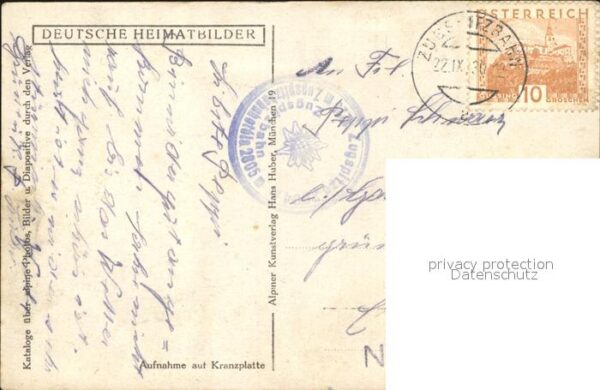 Gemse Gemsennest Foto-H.-Huber Nr. 5565 Kranz – Bild 2