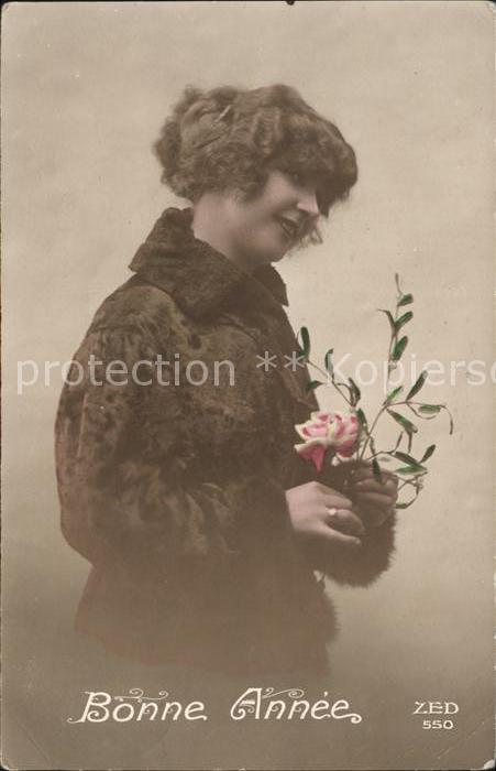 Foto ZED Nr. 550 Neujahr Fraz Mistel Rose