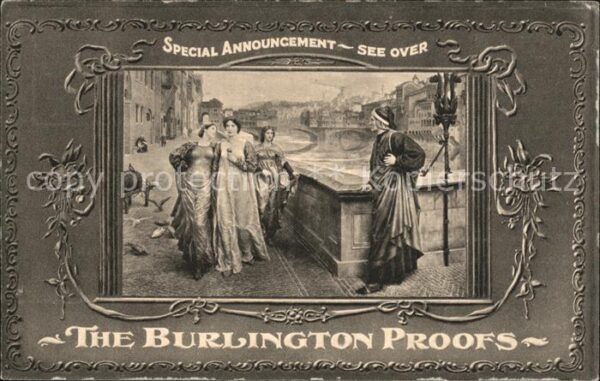 Werbung Reklame The Burlington Proofs