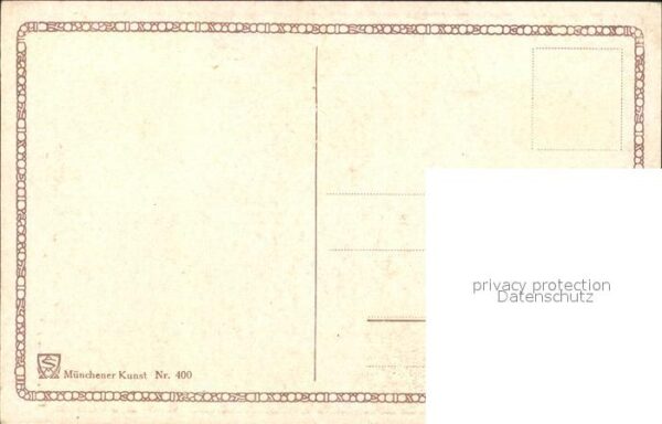 Verlag Muenchner Kunst Nr. 400 Rob. Völcker Kind Blumen – Bild 2