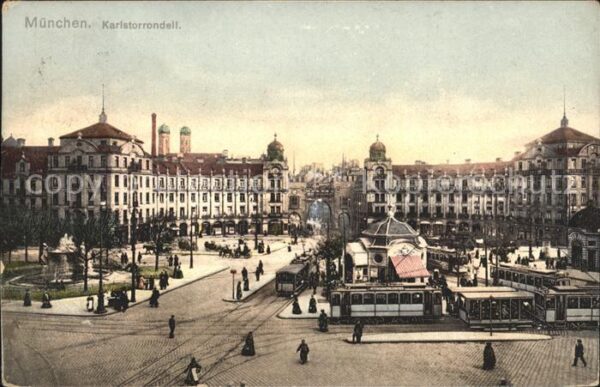Strassenbahn München Karlstorrondell