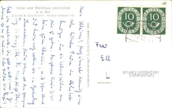 Foto Zeitz F.G. Nr. 1379 Ahr Lochmühle – Bild 2