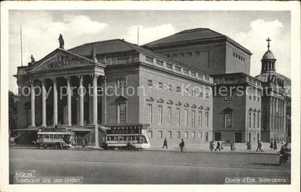 Opergebaeude Staatsoper Unter den Linden Berlin