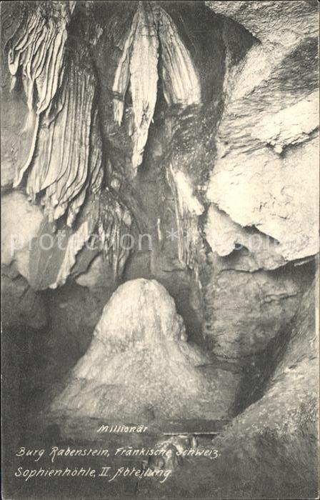 Hoehlen Caves Grottes Burg Rabenstein Sophienhöhle
