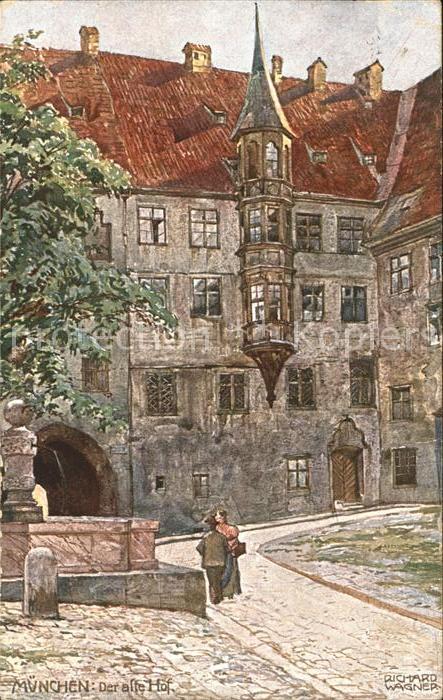 Wagner Richard Kuenstler München Der alte Hof Nr. 17