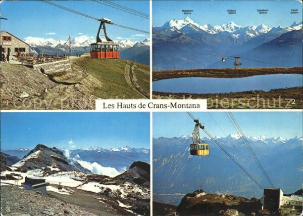 Seilbahn Crans-Montana Restaurant Bella-Lui Glac