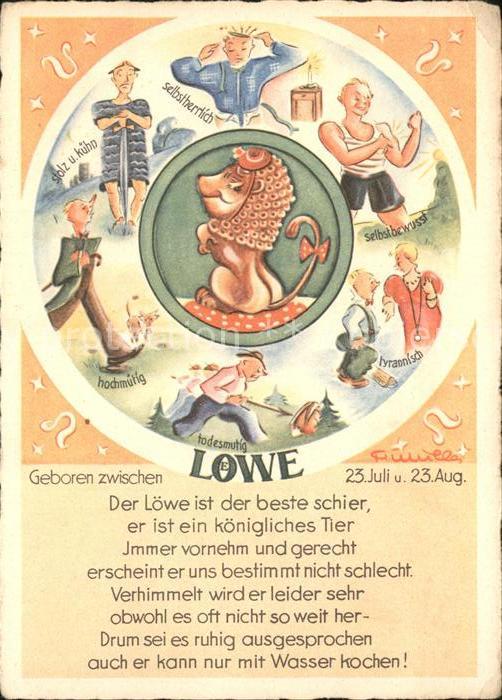 Sternzeichen Löwe A.-Lengauer-Verlag Nr. 1276