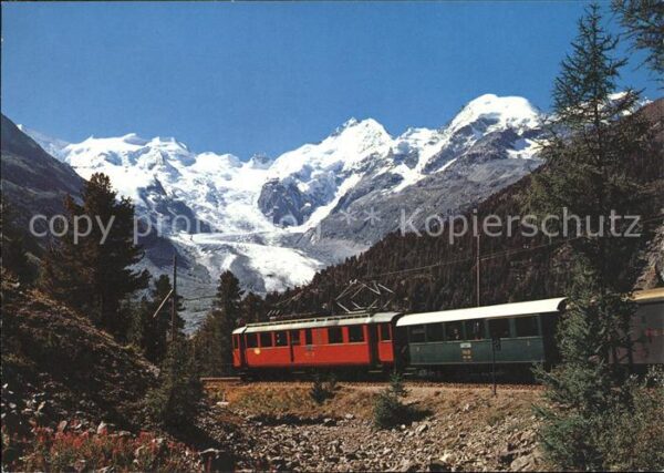 Bergbahn Rhätische Bahn Montebello Berninagruppe