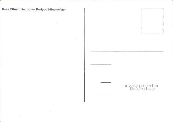 Sport Hans Ossner Deutscher Bodybuildingmeist – Bild 2