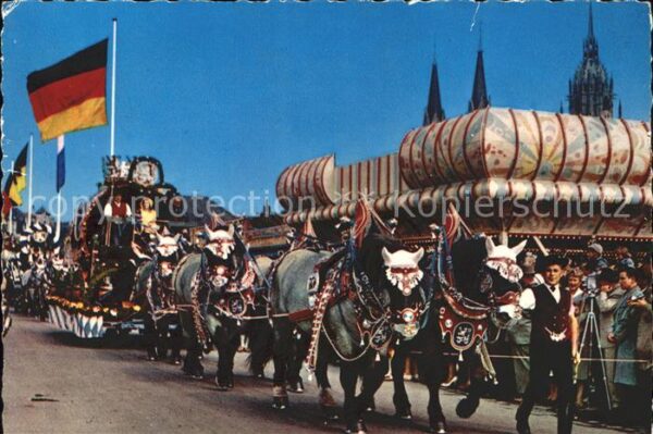 Oktoberfest Pferde-Bierwagen