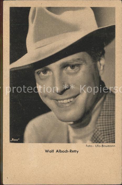 Foto Ufa Baumann Wolf Albach-Retty