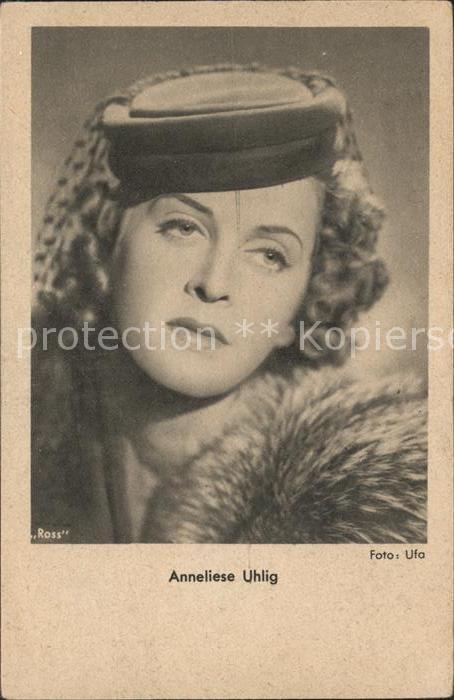 Schauspieler Anneliese Uhlig Foto-Ufa