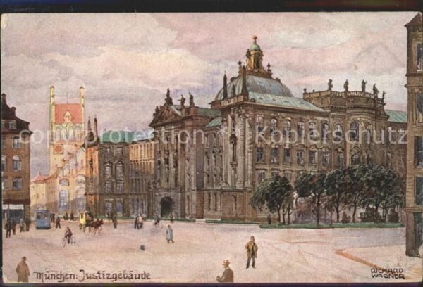 Wagner Richard Kuenstler München Justizgebäude Nr. 40