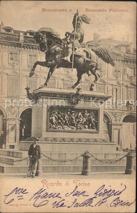 Torino Monumento Emanuele Filiberto