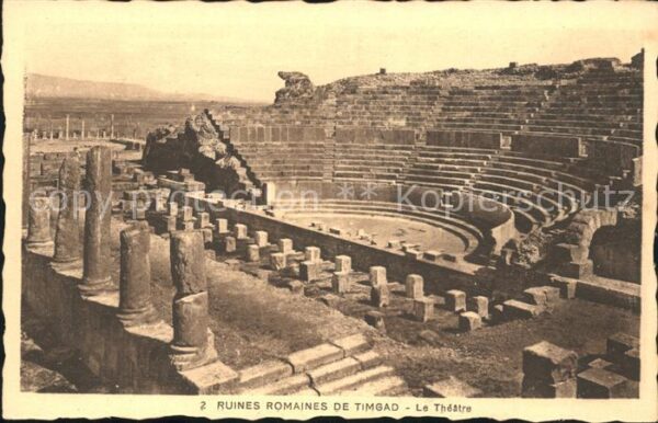 Timgad Ruines Romaines Theatre