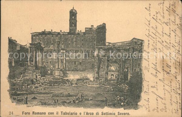 Roma Rom Tabulario Arco di Settimio Severo