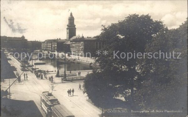 Goeteborg Brunnsparken Stora Hamnkanalen