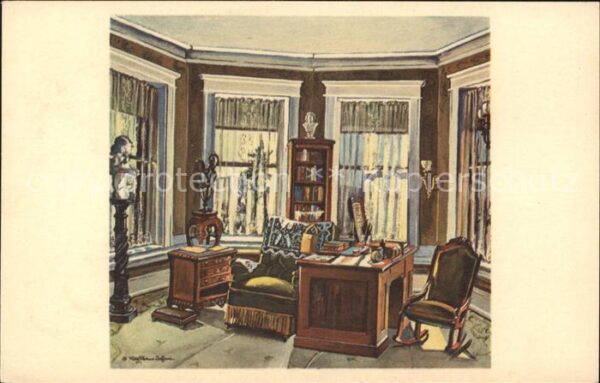 Massachusetts USA Mrs Eddy Study Home Mary Baker Eddy Kün