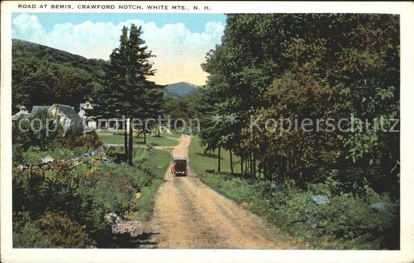 White Mountains New Hampshire Road Bemis Crawford Notch