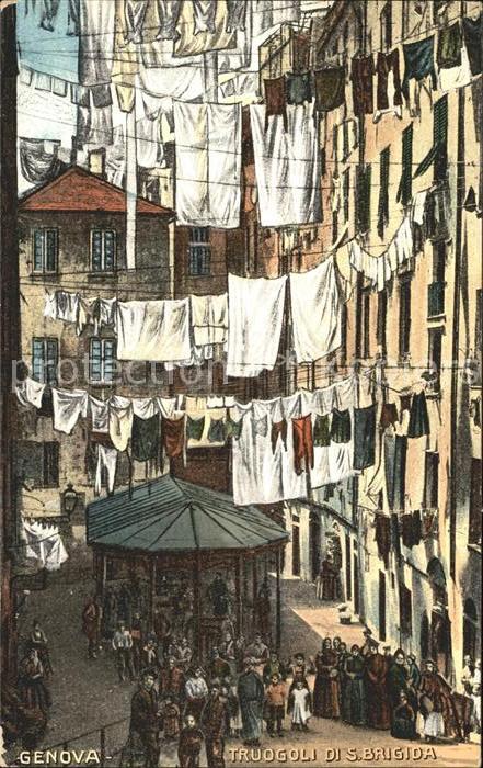Genova Genua Liguria Truogoli S Brigida