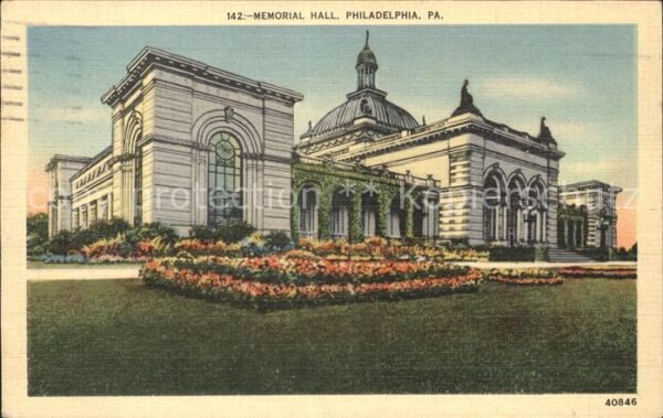 Philadelphia Pennsylvania Memorial Hall