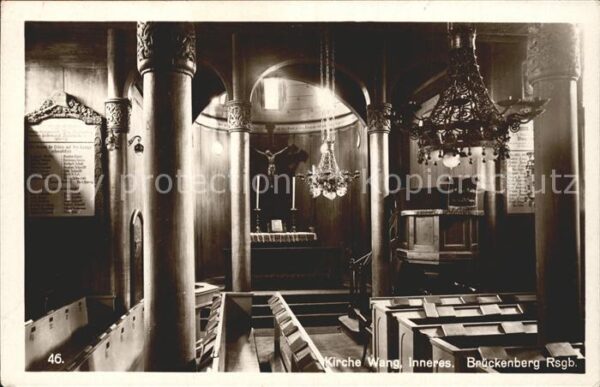 Brueckenberg Riesengebirge Kirche Wang Inneres