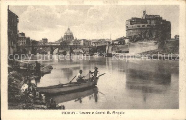 Roma Rom Tevere Castel S Angelo