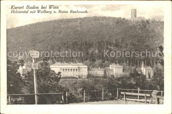 Baden Wien Helenental Weiburg Ruine Rauheneck