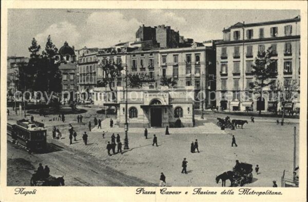 Napoli Neapel Piazza Cavour Stazione Metropolitana